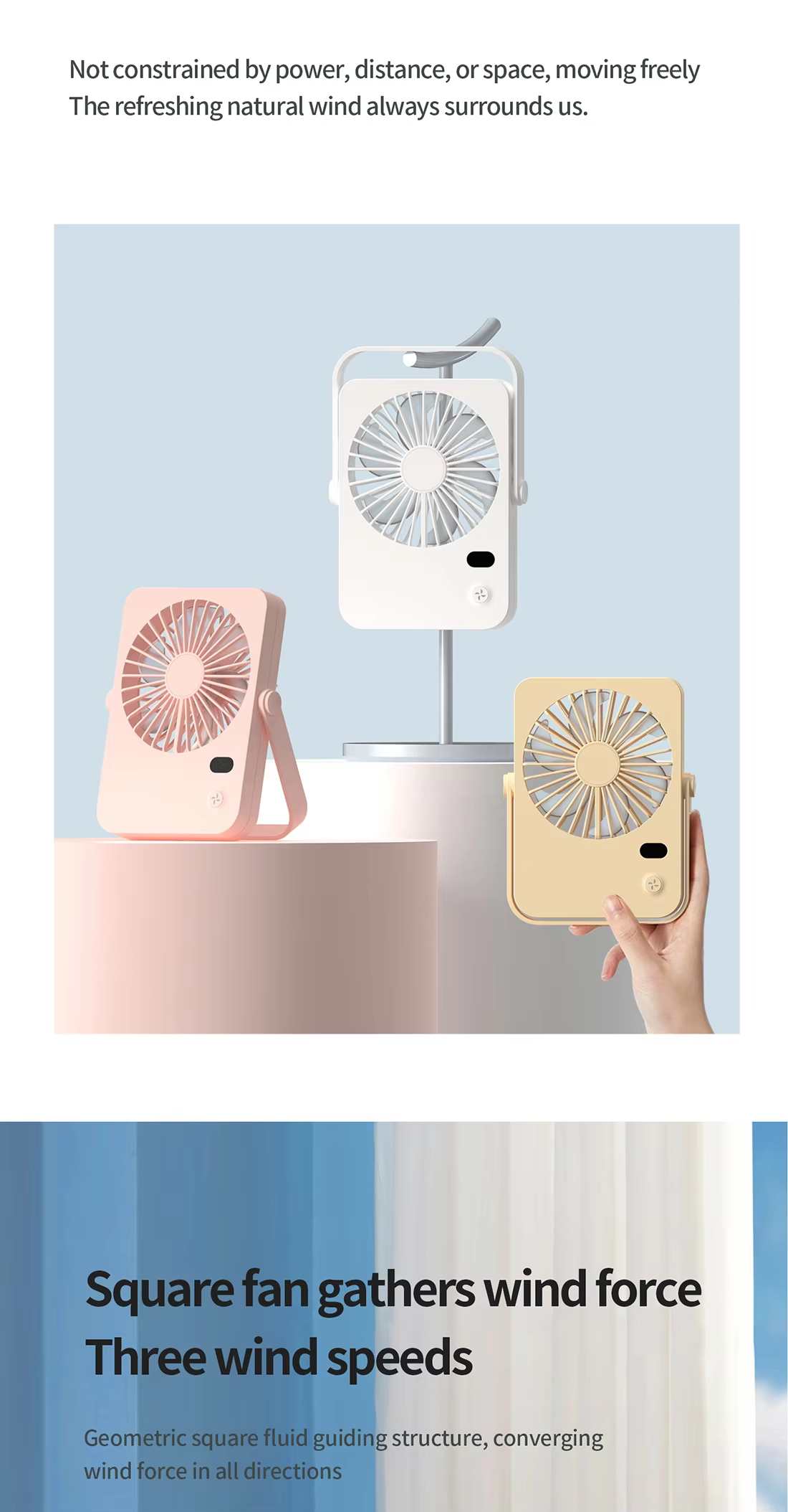 Quiet Cooling Electric Misting Portable Desk Fan With Adjustable Angle Home Office Hotel