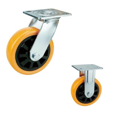 O rodízio resistente do giro do PVC 100x50mm roda para industrial