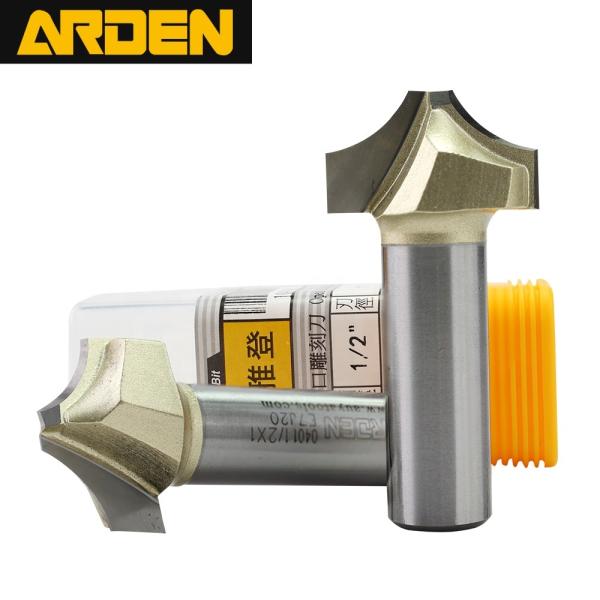 ARDEN Manufacturing Production V Type Slotting Cutter Wood Router Bits Manufacturers v Bit for Wood Cnc Router Milling Cutter