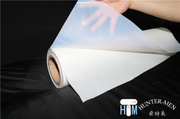 PES Hot Melt Adhesive Sheets PVC TPR For Embroidery Badges
