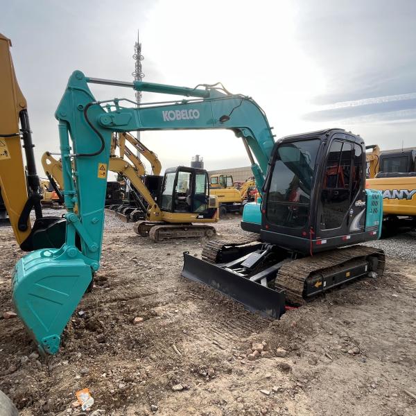 Construction Sk75 Second Hand Kobelco Excavators Digger 7T Used Mini Excavator