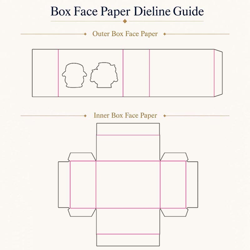 Sleeve Drawer Custom Gift Boxes with Transparent Display Window Cosmetic Skincare Packaging