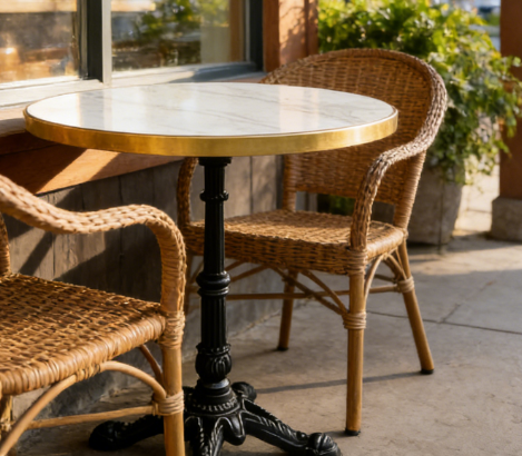 Round Tables for Events Party Stone Coffee Table  bar Outdoor Chairs and Table