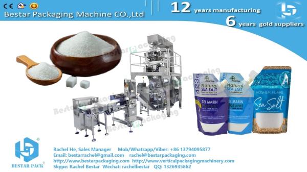 Candy ball snacks 300g stand up pouch automatic packing doypack machine