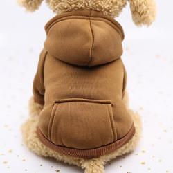 ​Fashion Blank red Dog Winter Apparel Warm Outfits Chihuahua Puppy Clothes