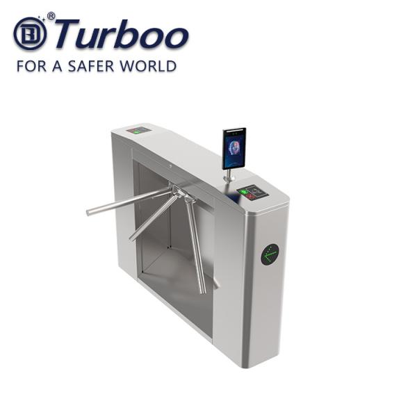 Stainless Steel Tripod Turnstile Gate LED Indicator For Retail Crowd Control