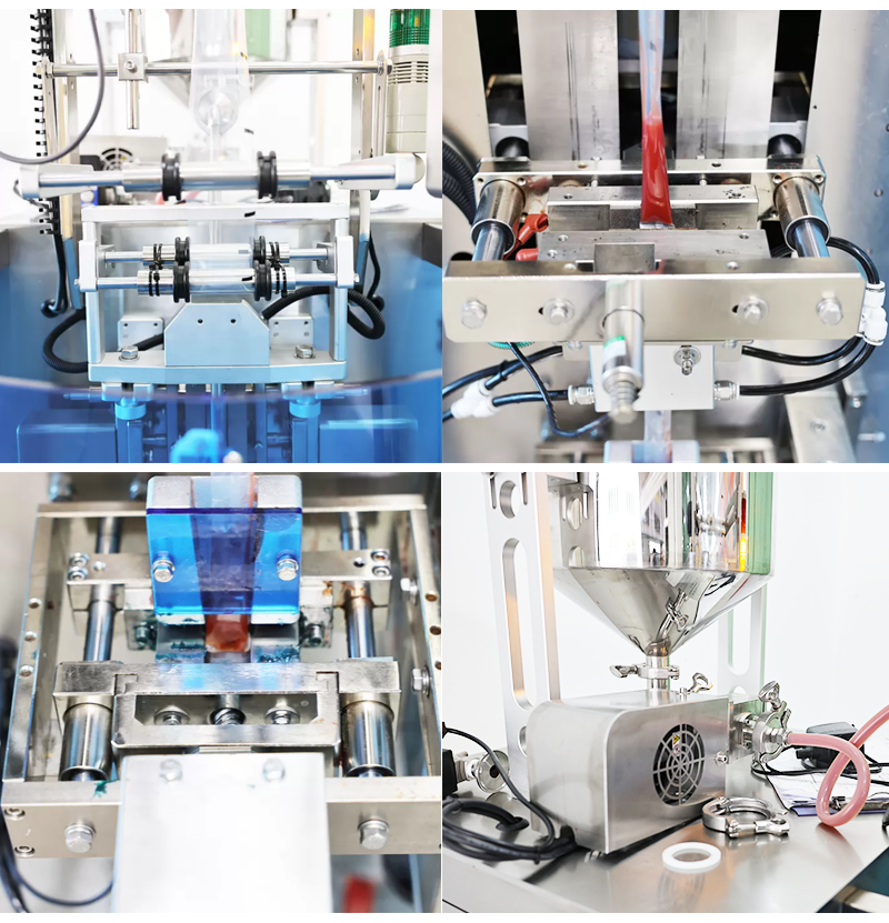 Juice Ketchup Liquid Bag Packing Machine Pneumatic 380V/50Hz 3.3kw