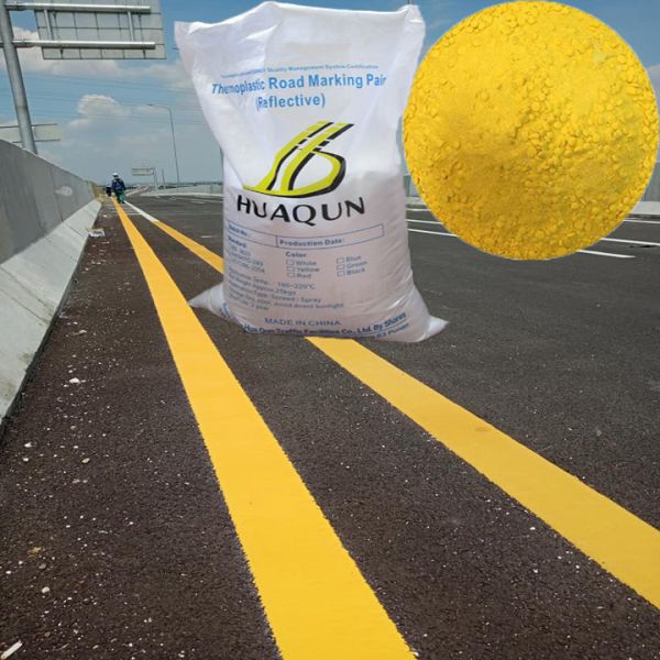 Thermoplastic Road Marking Paint with C5 Resin, Waterproof and UV Resistant, Offering Up to 12 Months of Durability for Road Surface Markings