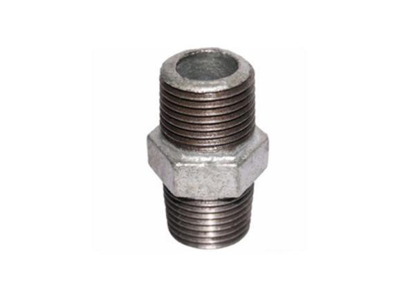 Long Short Galvanized Pipe Fitting Nipple Cast Iron Nipple Square DIN 2982 / 2999