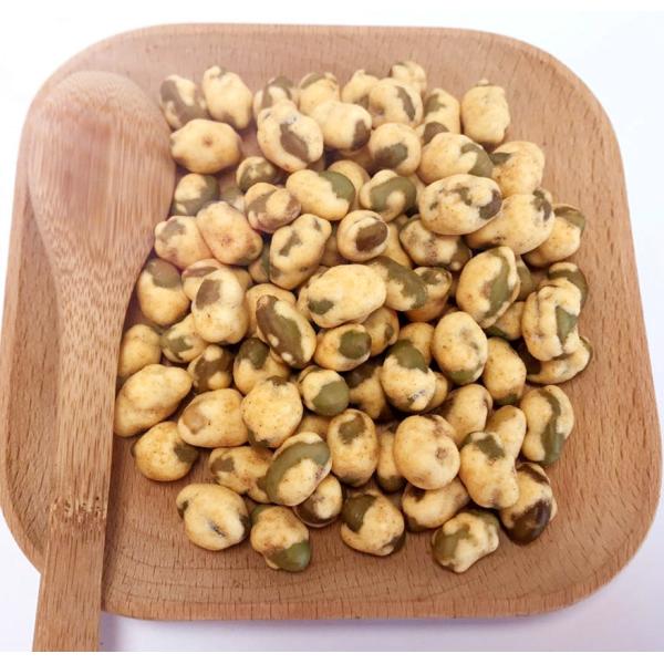 Natural Food Crispy Roasted Bbq Flavor Coated Green Beans Snacks Zero Trans Fat