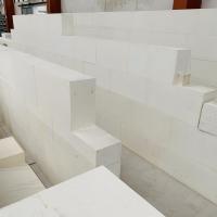 Forno de vidro Bloco de alta alumina com cimento de alumina e tijolo denso de corindão branco
