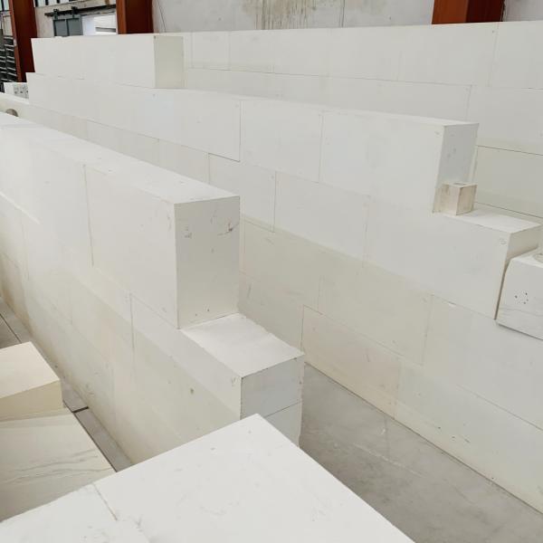 Customized Cast Refractory Anchor Brick Fused Block Azs Bricks Scrap for Glass Kiln