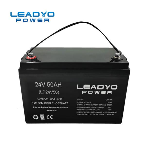 Умный легковес батареи 24V 50Ah машины чистки пола LiFePO4