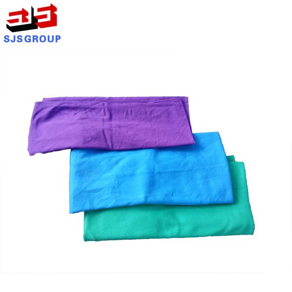 Grade A 30-60cm 100 Cotton Industrial cleaning cut cotton tshirts rags colour tshirt wipers