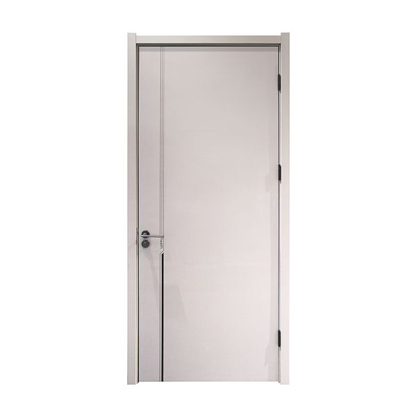 Modern Bedroom Interior Wooden Doors Customizable Thickness Waterproof