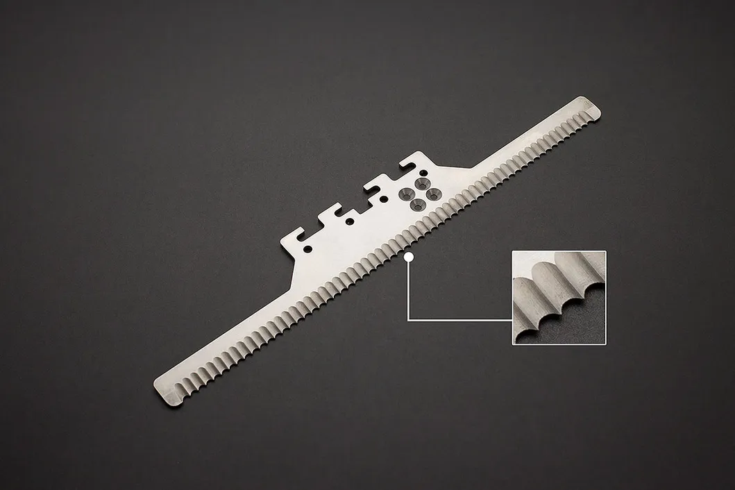 Plastic Paper Cutting Knives Teeth Cutting Blade Packaging Serrated Teeth Saw Blade