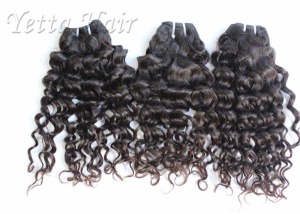 Double Knots Soft Real Brazilian Human Hair Weft For Dream Girl