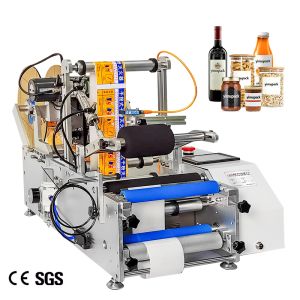 Compact Industrial HMI Bottle Labeling Equipment Applicator Machine For Jars