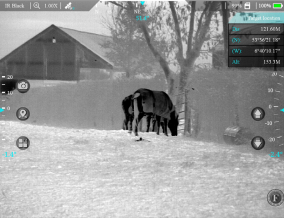 FW-XF1 Monocular Infrared Rangefinder Telescope Ultimate Tool for Outdoor Enthusiasts 5h Battery