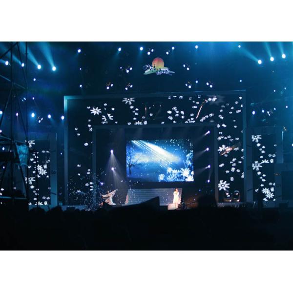 80*80 Pixels P8 Led Screen Stage Backdrop , High Definition Led Display Ultra Slim