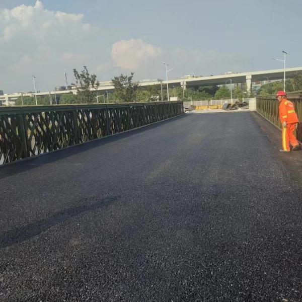 Pont ferroviaire à poutre en acier Q235 peint ou galvanisé