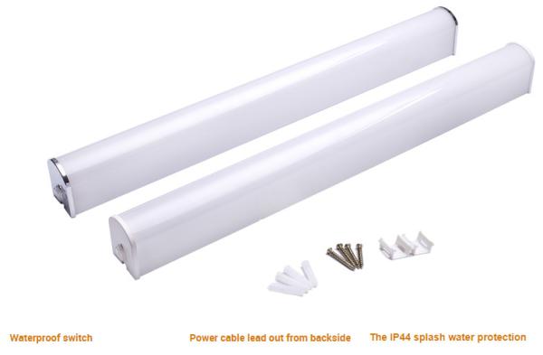15W LED Bathroom Mirror Light 1200lm IP44 Pull Cord Aluminum ABS