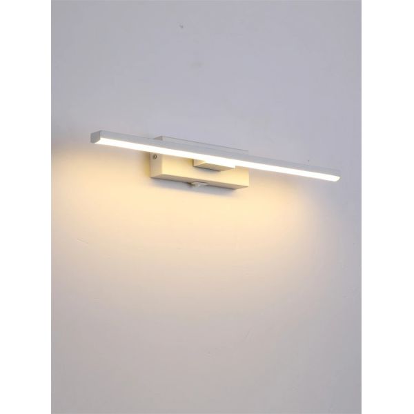 330° Rotatable LED Wall Light Minimalist black Bathroom Strip mirror front light(WH-MR-81)
