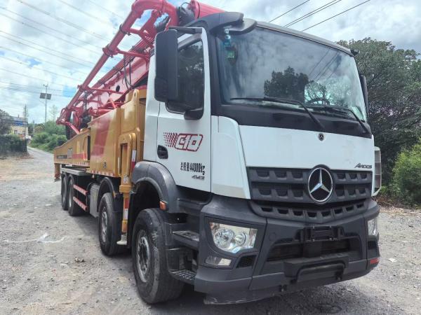 SANY 62m pump truck with ultra-low fuel consumption and stable pumping worldwide