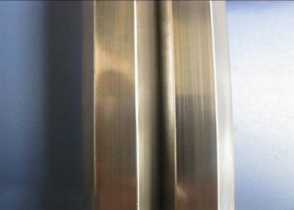 Bright Surface Anodized Aluminum Steel Bar 5A06 Golden Color