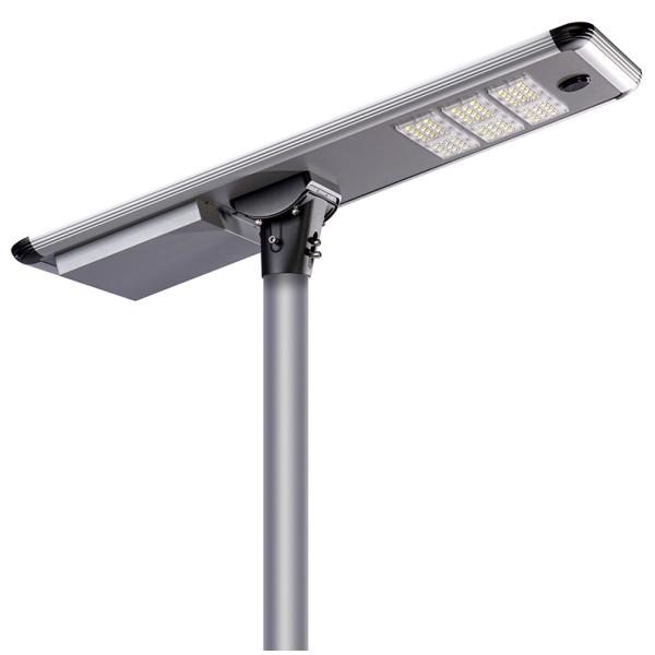 60W 80W 100W 120W IP65 Solar LED Street Light Extérieur étanche à l'eau Liong Durée de vie Tout en un Éclairage de rue solaire