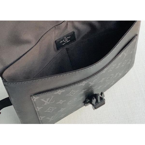 Leather Message Tote Ladies White Cross Body Bag Monogram Eclipse