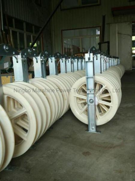 Welding 66 Fiber Optic Stringing Blocks Cable Sheave Pulley