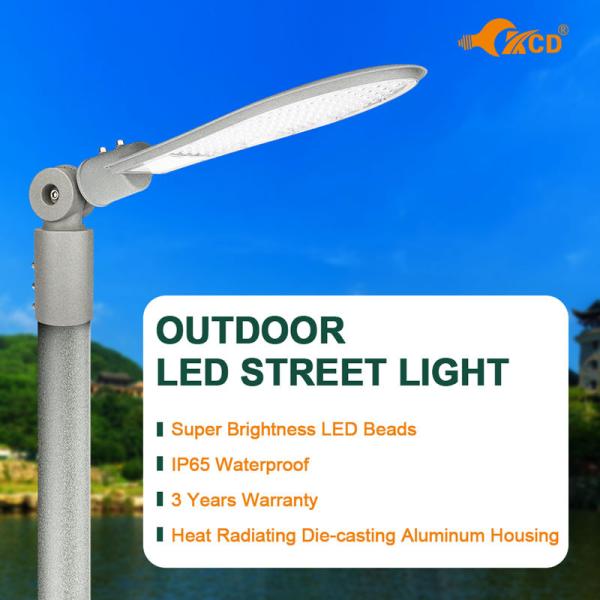 Durable Aluminum Body Outdoor LED Street Lights For Roadway Pathway 150lm/W AC 82-265V