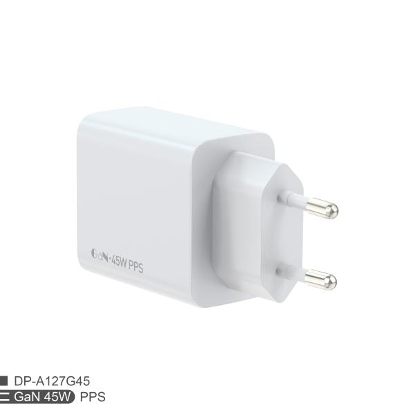 Mould Privado 45W GaN Carregador de Parede USB-C Para MacBook Pro/Air IPad Pro Galaxy S23