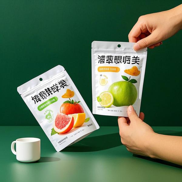 Anti Static Snack Packaging Bags for Powdered Drinks Crisps 4 Layer PET/AL/NY/PE Structure