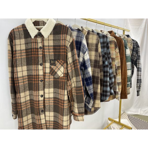 Men's Women's Old Winter Shirts Slim Fit Fashion Autumn Winter Versatile Sizes