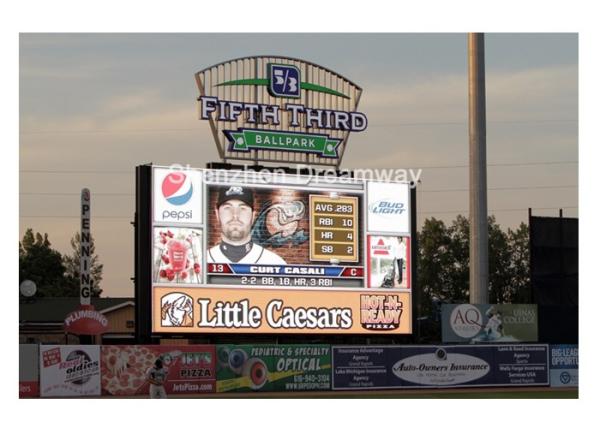 P16 Soccer Stadium LED Display DIP 546 MBI5024 , Live Broadcast Sport LED Display Boards