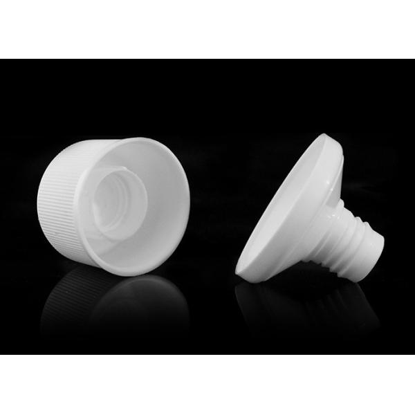 Food Grade Plastic Tube Head Closure 35mm Round Bottom For Mustard Sauce Tube