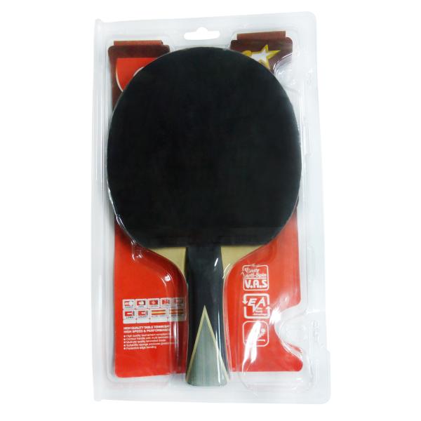 Six longues raquettes puits professionnel de grande vitesse de ping-pong de