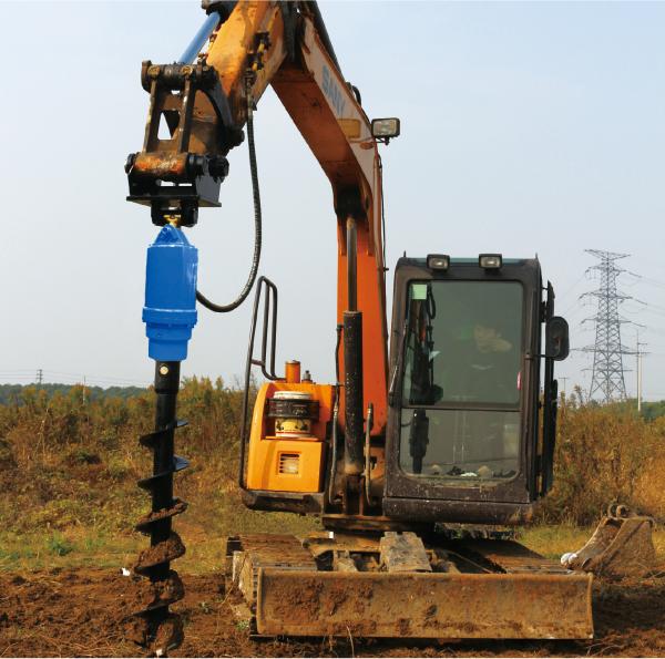 Tarière hydraulique de forage de terre 42000N pour excavatrice de 25-38 tonnes