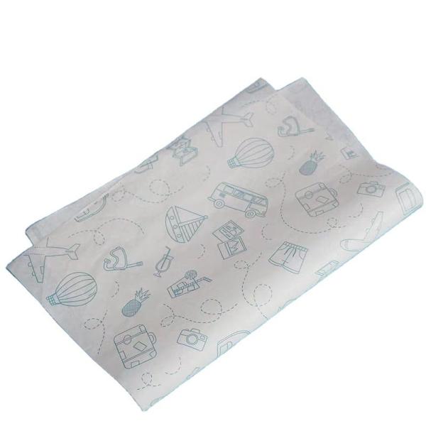 Papel de envoltura para alimentos con revestimiento de cera en PE, resistente a la grasa, embalaje de hamburguesas de pollo frito personalizado