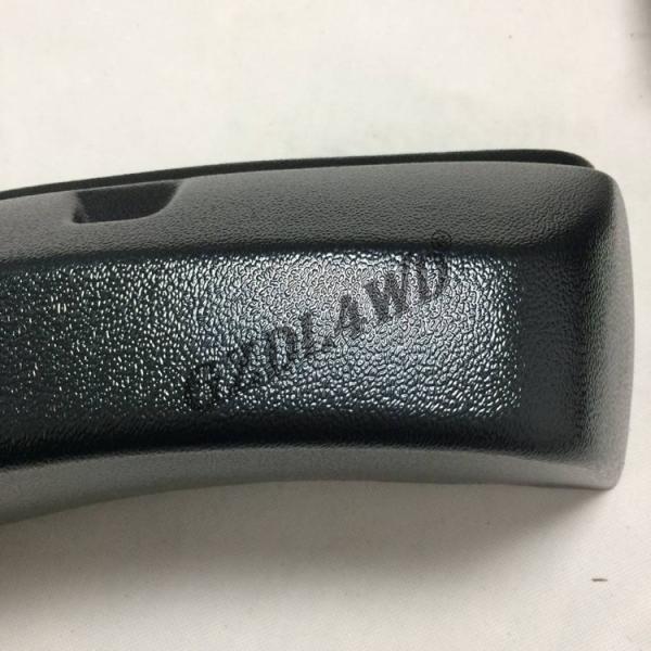 O para-choque preto matte da roda do estilo do bolso do ABS alarga-se para Mitsubishi Triton L200 2015 2016