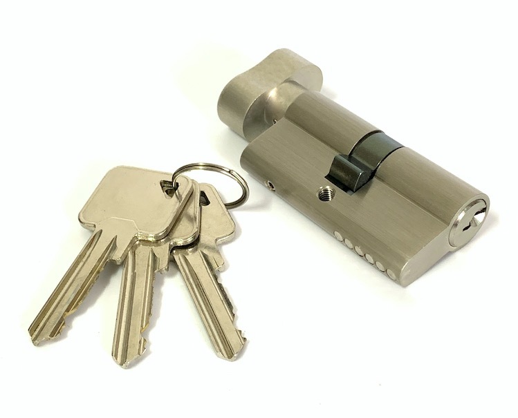 Brass Euro Cylinder Lock Customized Euro Single Cylinder 60mm