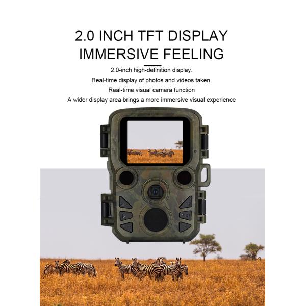 Night Vision Hunting Camera Outdoor Waterproof 20MP 1080P Mini Trail Camera