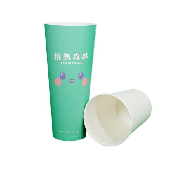 Customized Printing Eco-friendly Disposable Fast Food Surprise Mysterious Blind Box Large Paper Coffee Blind Box Milk Tea Cup