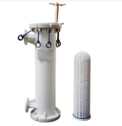 Polypropylene Plastic Bag Filter Housing Vessel Food Chemical Liquid PPH Reinforced