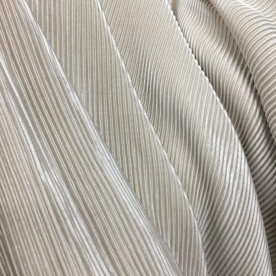Listrado tridimensional plissado Textured Matte Pleated Fabric
