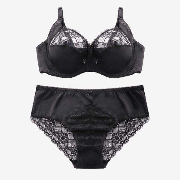 BEIZHI Lace Plus Size Underwear And Bras D Cup Size Sexy Underwire Ladies Inner Wear