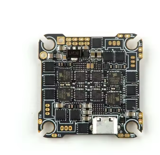 Happymodel AIO 4in1 F411 Flight Controller Built-in UART 2.4G ELRS RX 20A ESC 2-4S FPV Toothpick Drones Flight Controller F411
