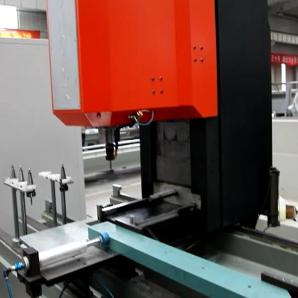 Plastic door frame make curtain wall automatic aluminium door making machines aluminum profile drilling milling machine